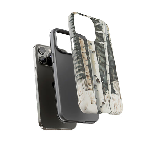 Winter Aspen Trunks - Impact Resistant Phone Case